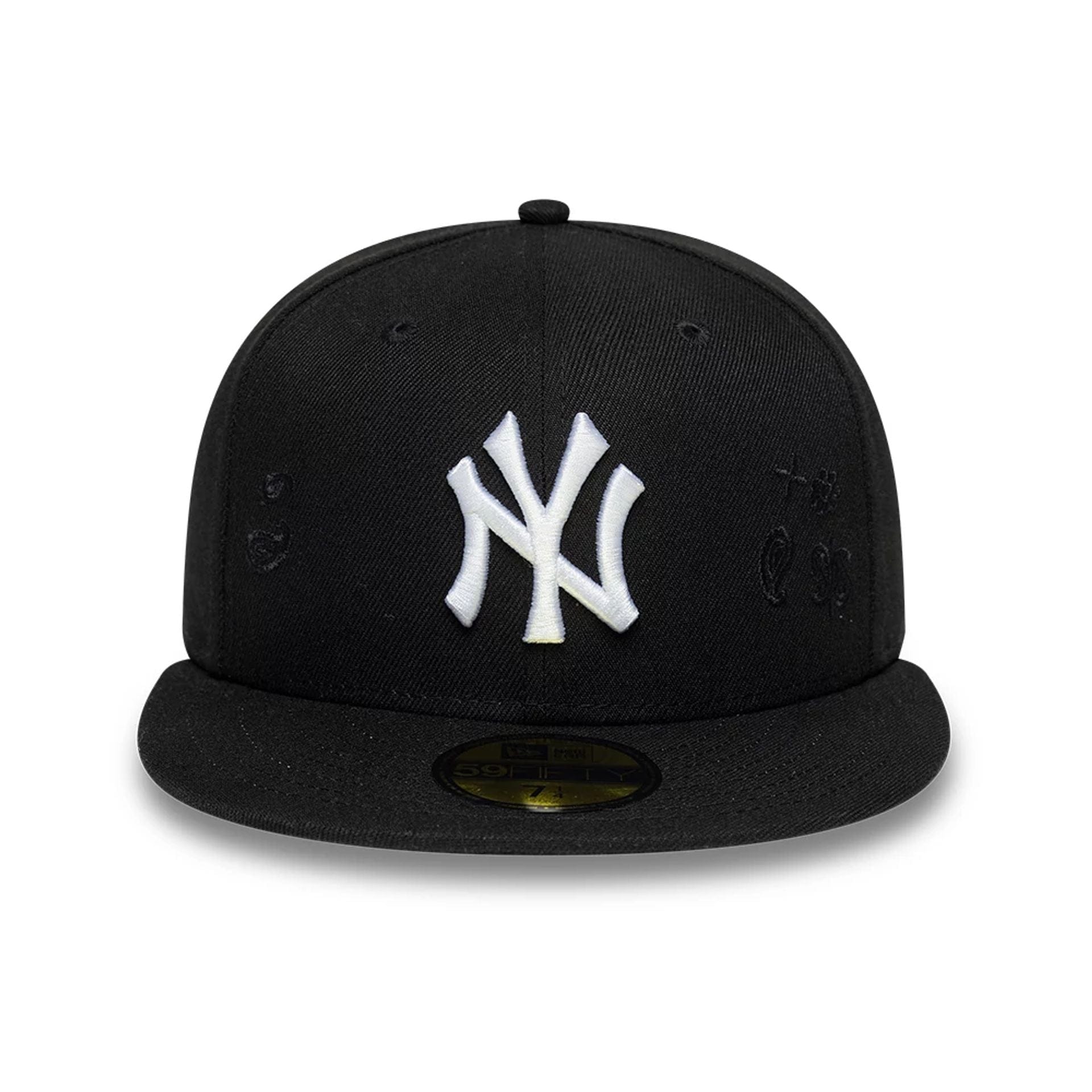 New York Yankees MLB Paisley Emblem Black 59FIFTY Fitted Cap