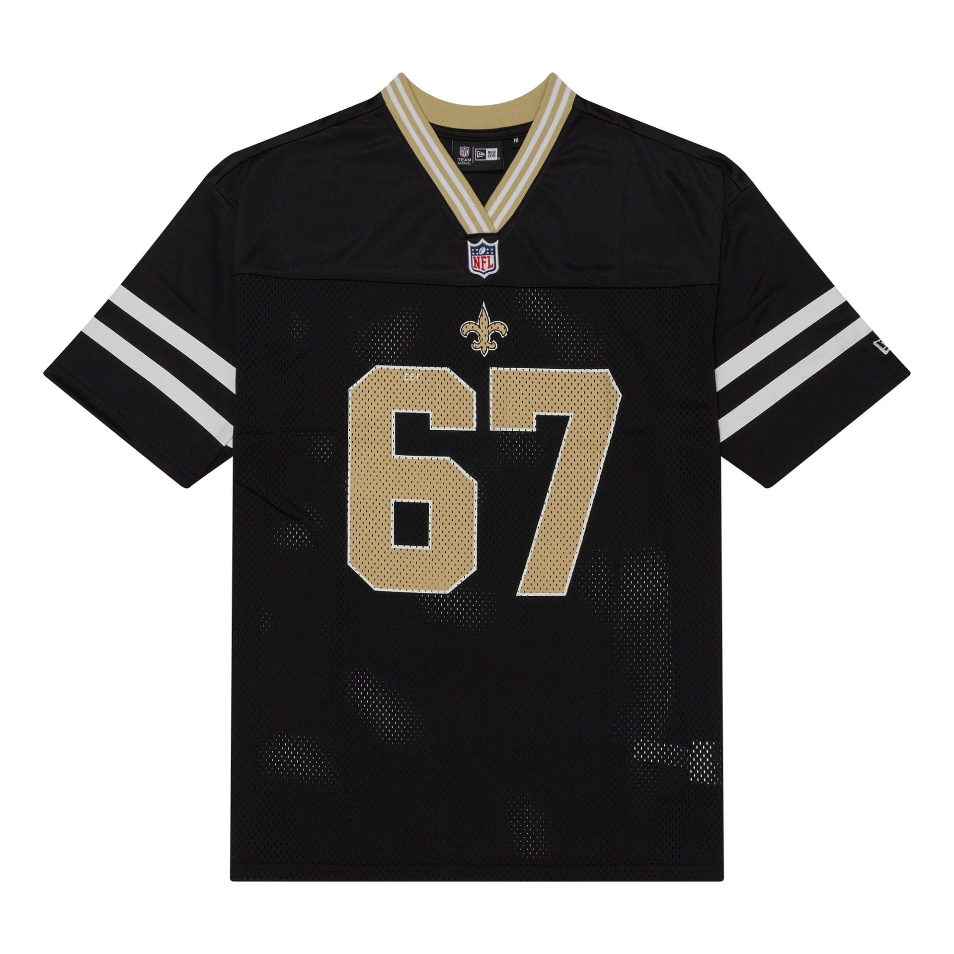 New Orleans Saints NFL Mesh Black Mesh Jersey