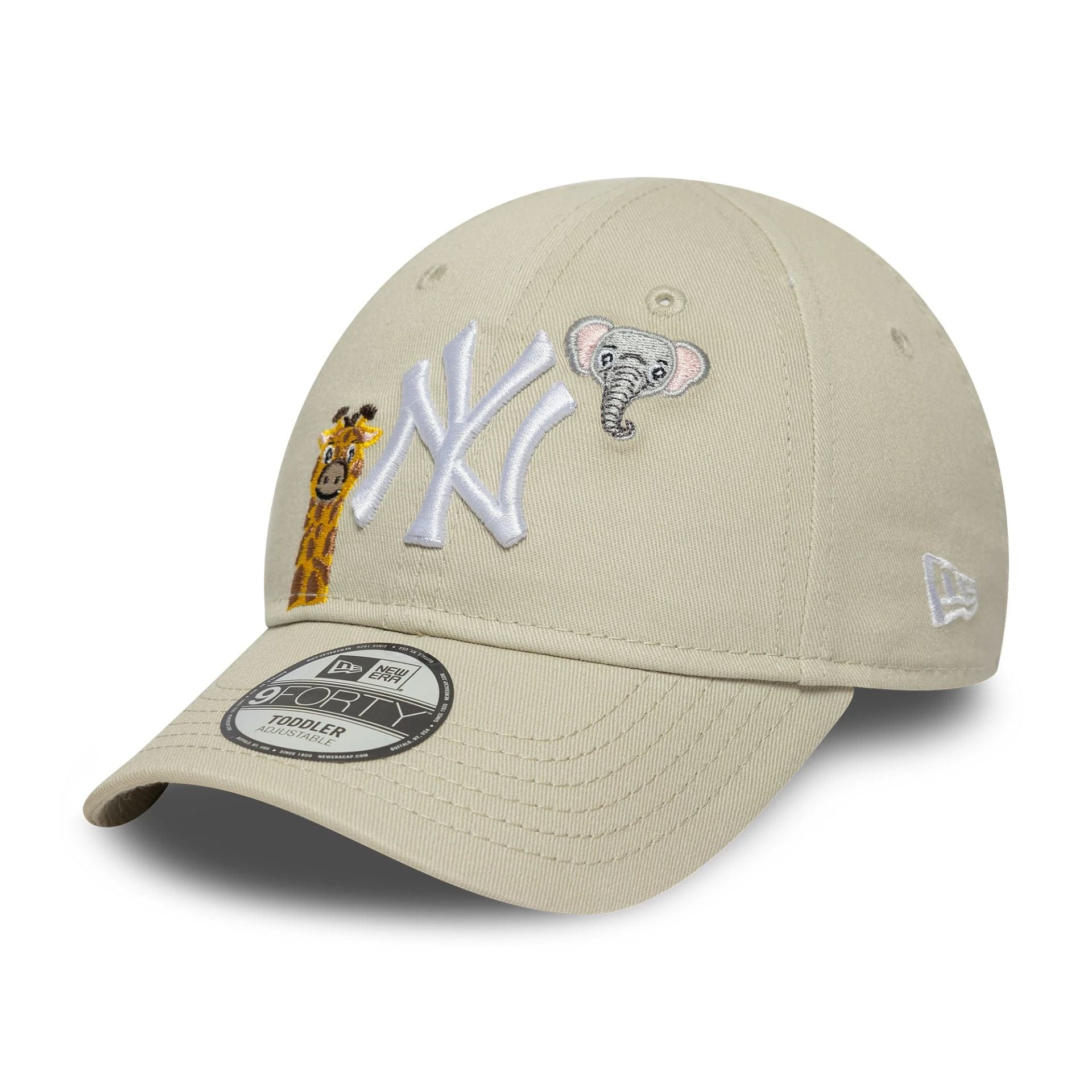 New York Yankees Toddler Animal Icon Cream 9FORTY Adjustable Cap