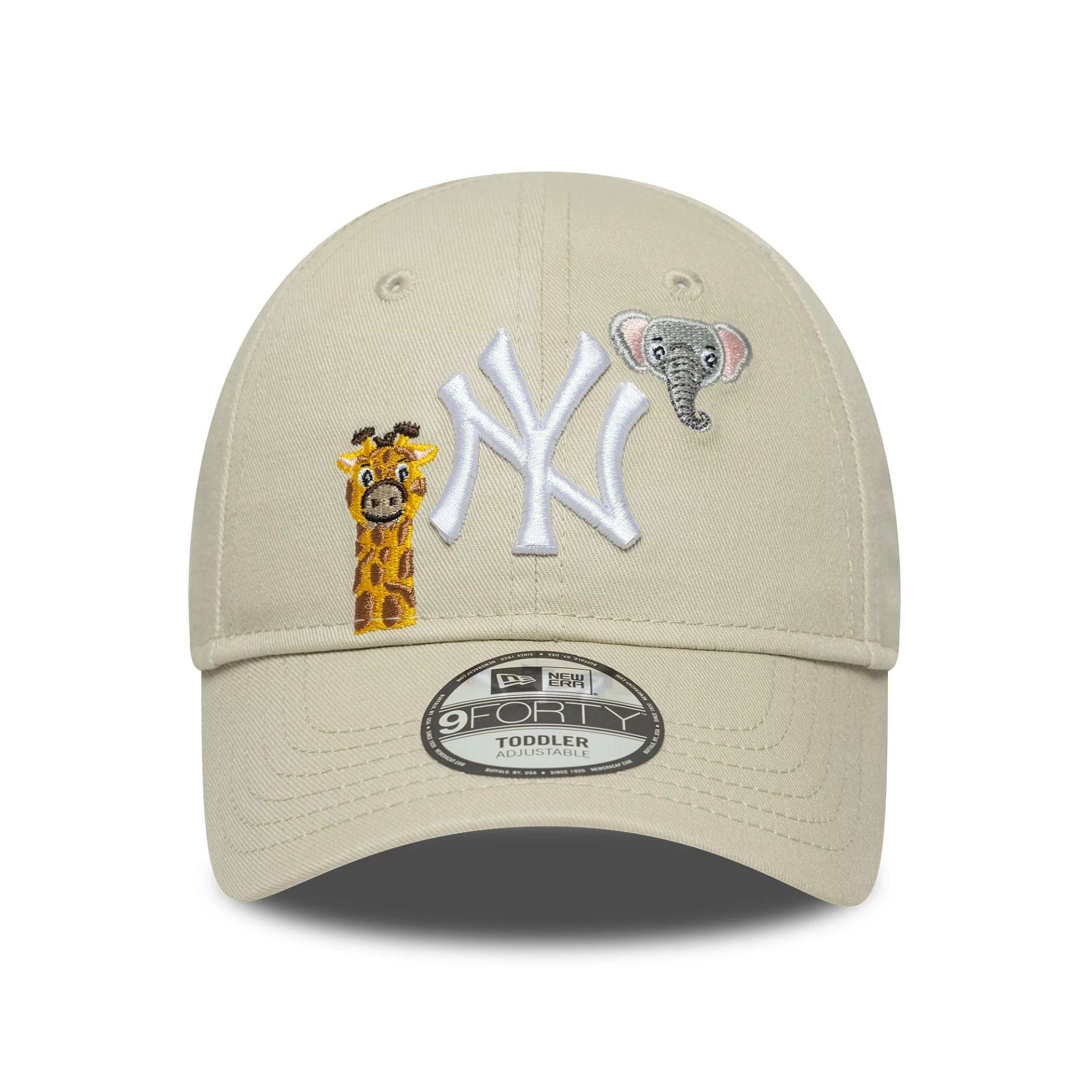 New York Yankees Toddler Animal Icon Cream 9FORTY Adjustable Cap