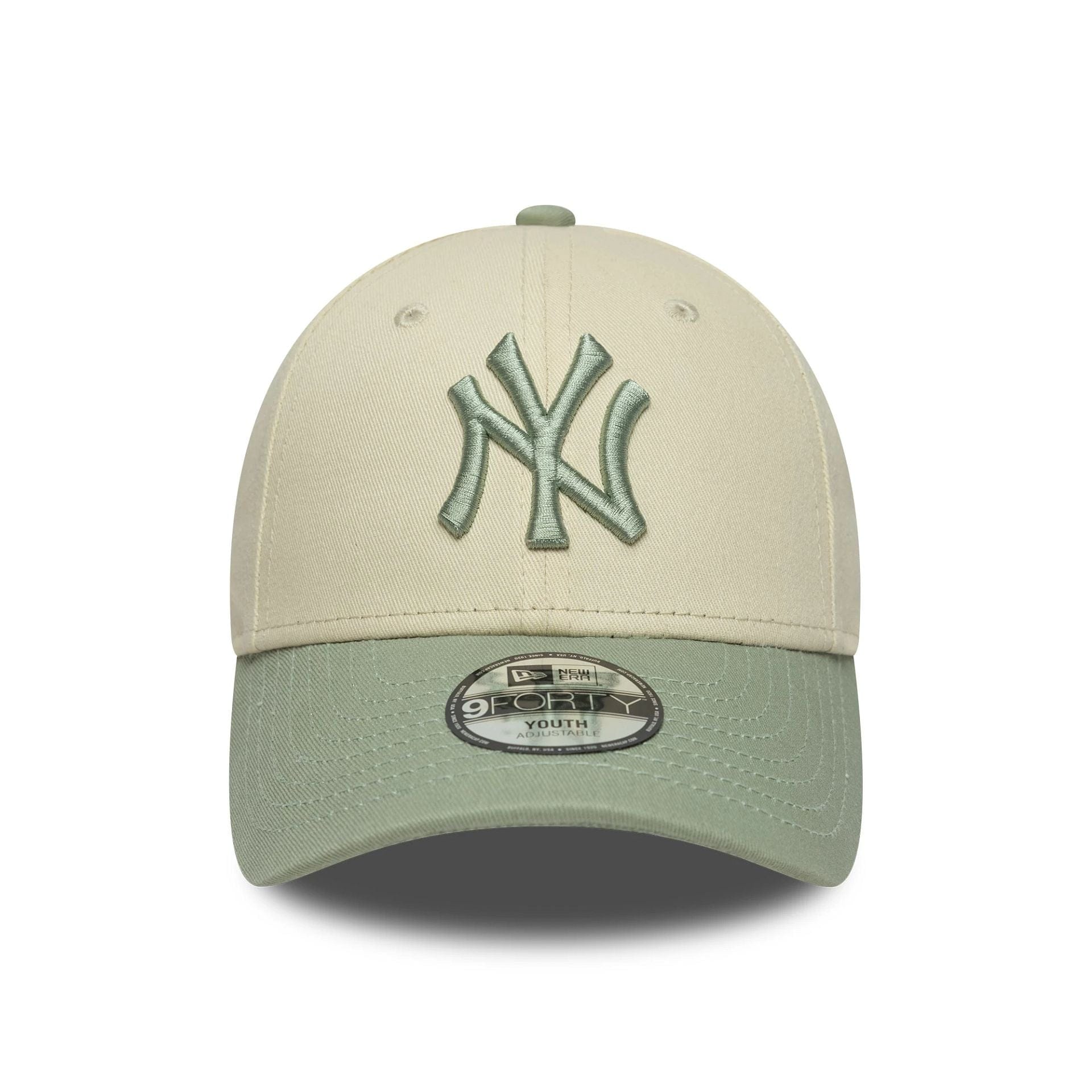 New York Yankees Youth MLB Cream 9FORTY Cap