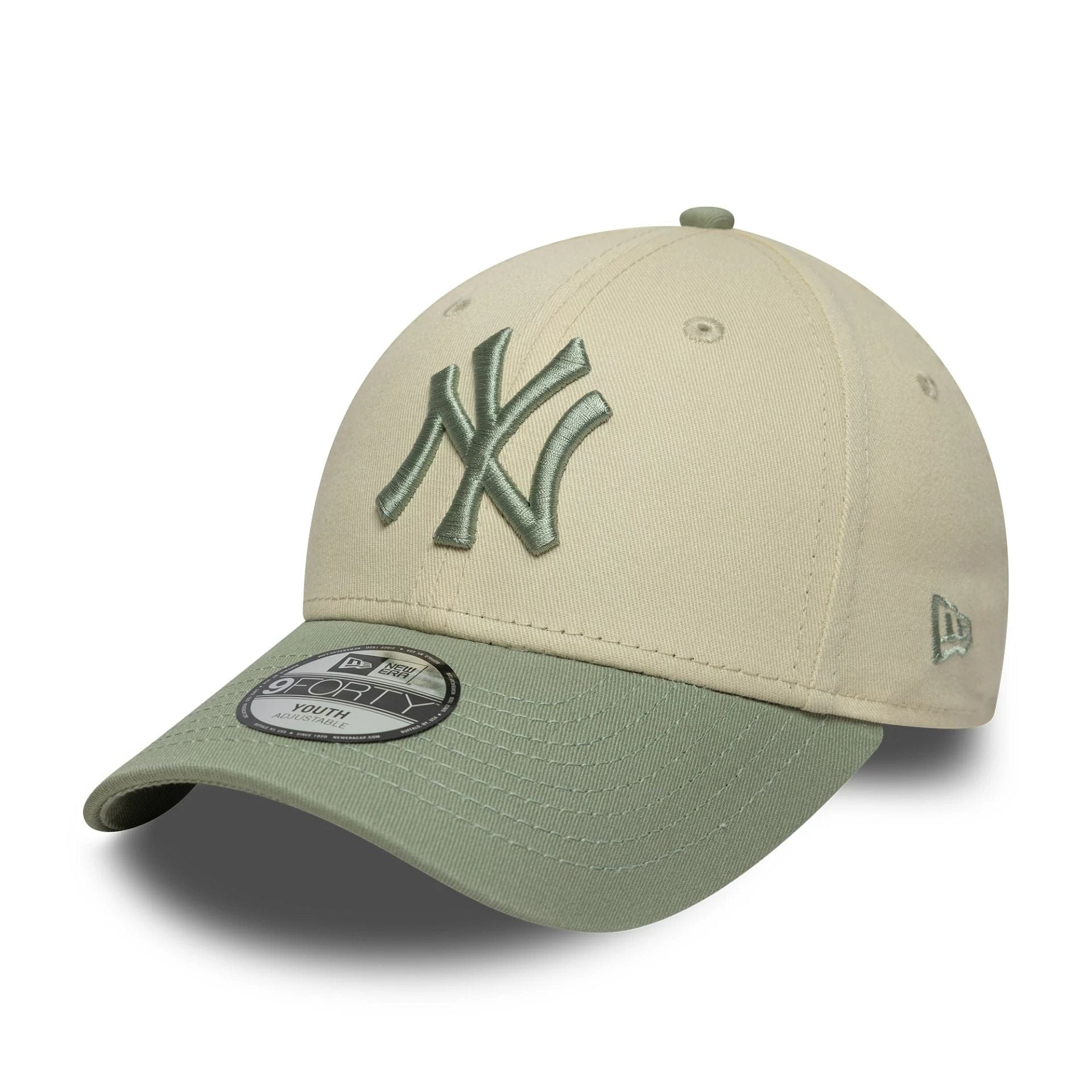 New York Yankees Youth MLB Cream 9FORTY Cap