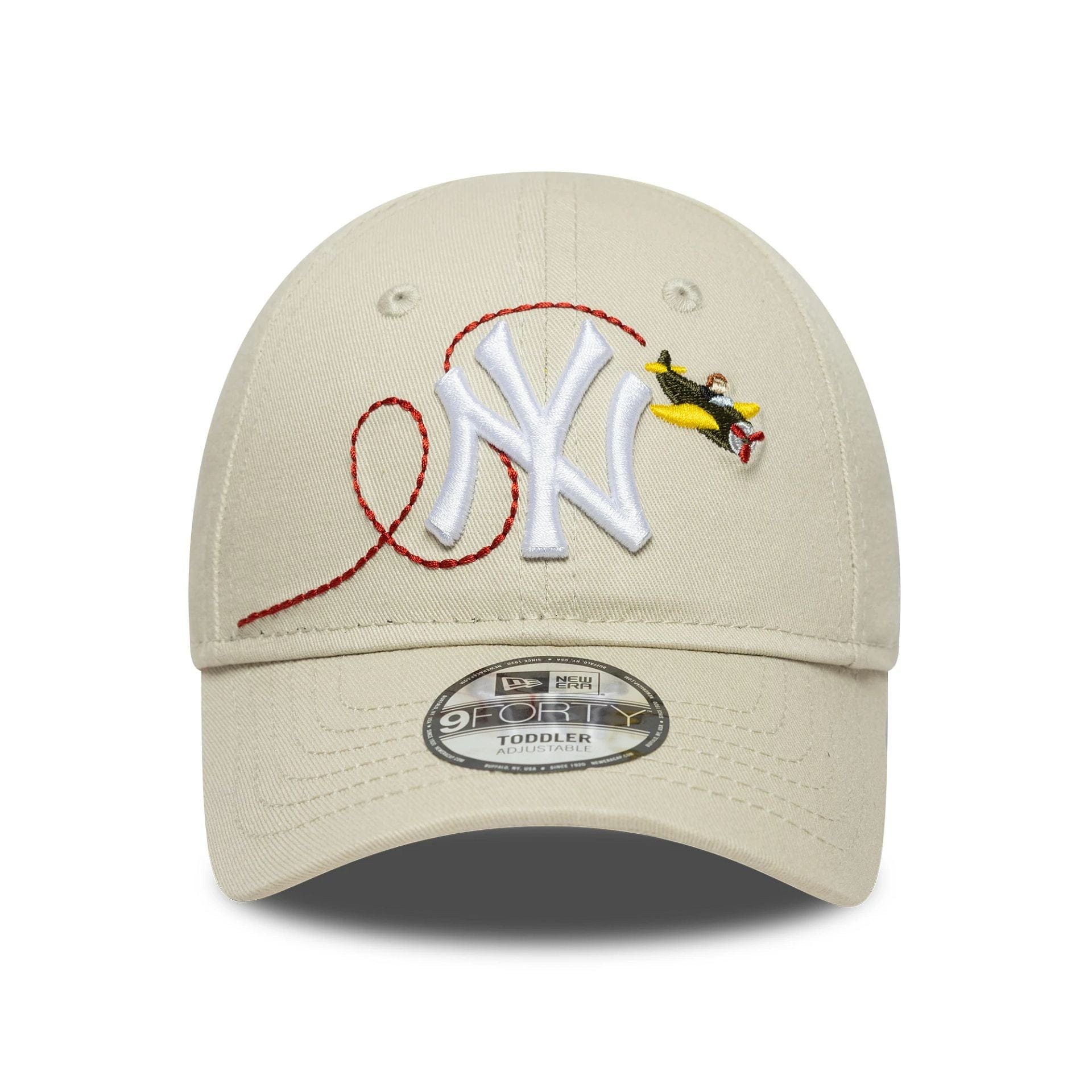 New York Yankees Toddler MLB Plane Icon Light Beige 9FORTY Cap
