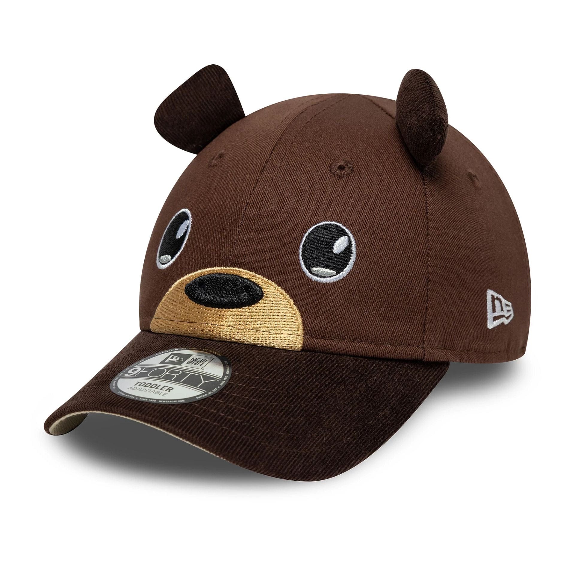 Toddler New Era Cord Ears Brown 9FORTY Cap