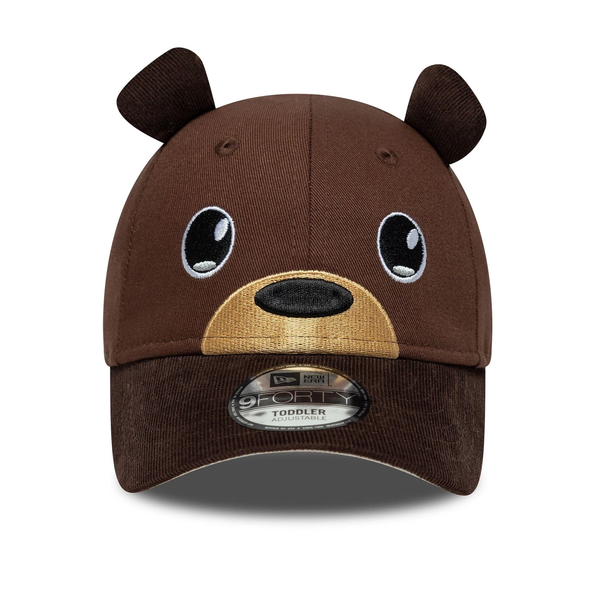 Toddler New Era Cord Ears Brown 9FORTY Cap