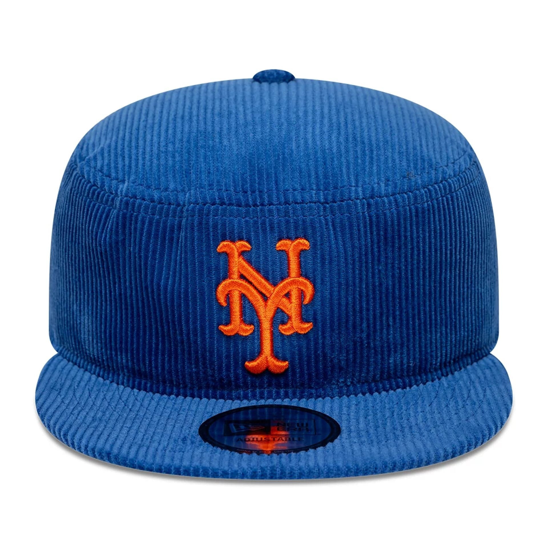 New York Mets MLB Cord Blue Pillbox Adjustable Cap