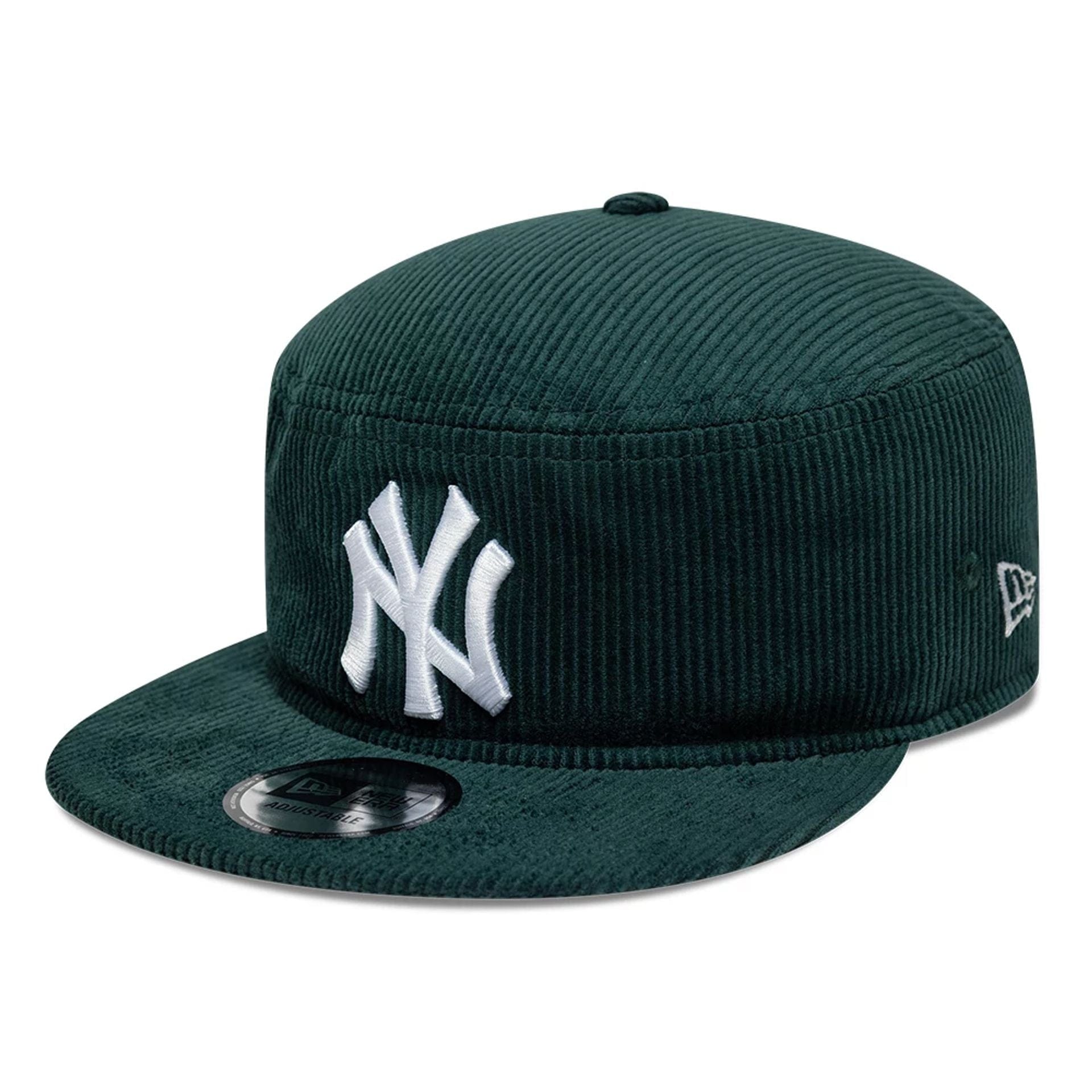 New York Yankees MLB Cord Dark Green Pillbox Adjustable Cap