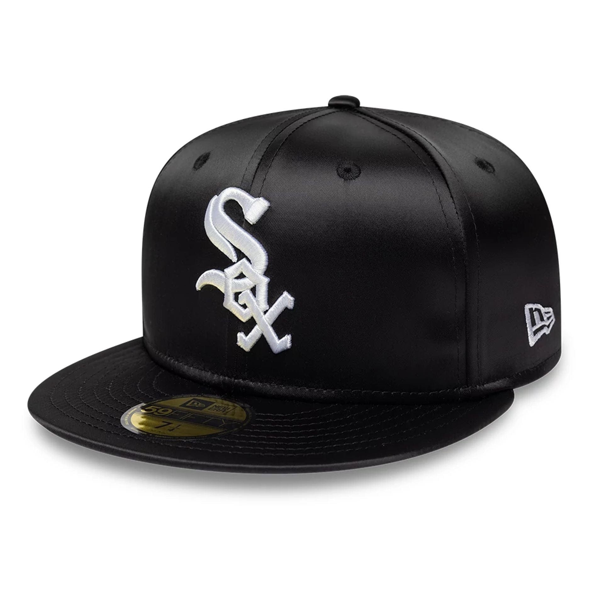 Chicago White Sox MLB Satin Black 59FIFTY Fitted Cap