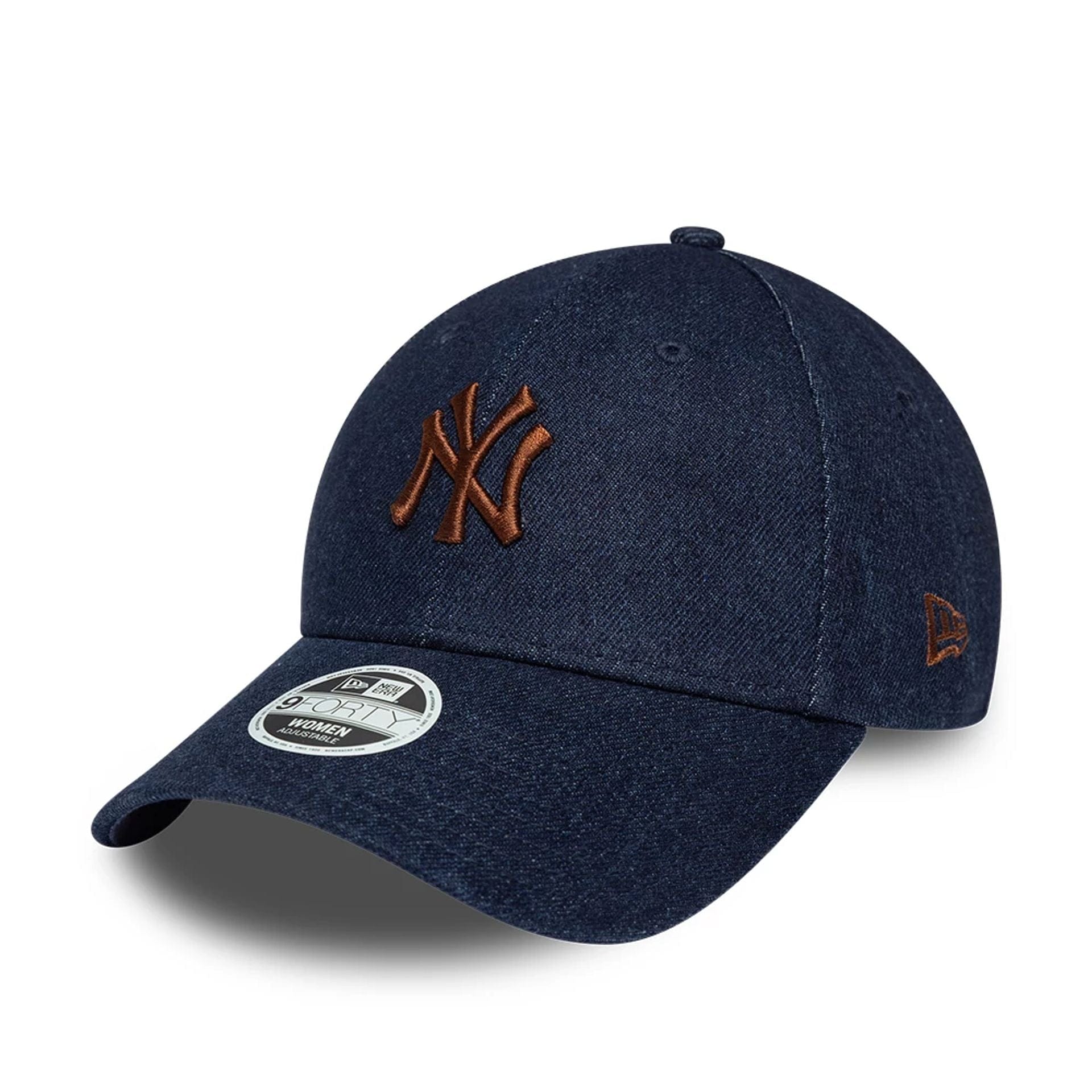 New York Yankees Womens MLB Denim Navy 9FORTY Bowback Adjustable Cap