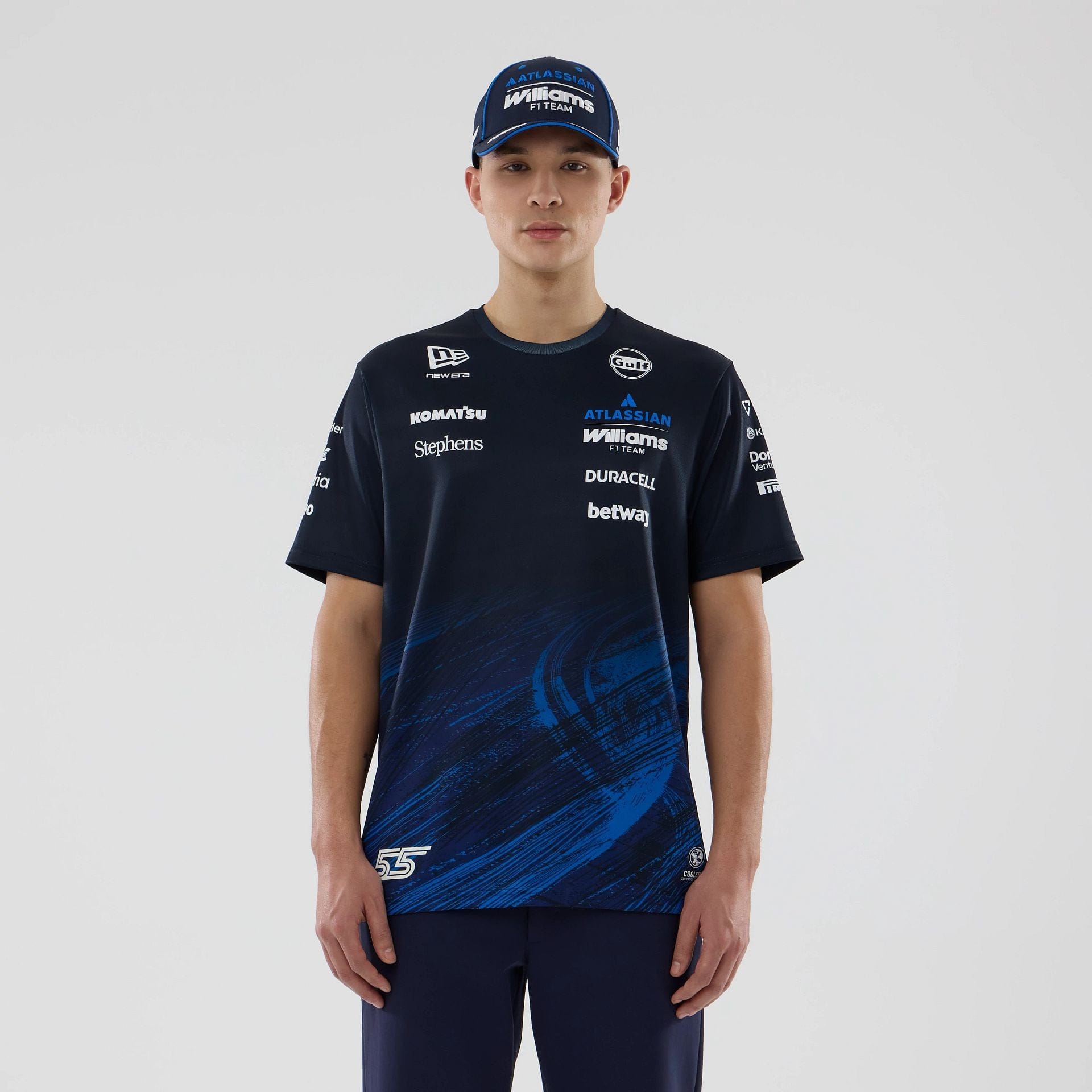 Williams Carlos Sainz Navy Tech T-shirt