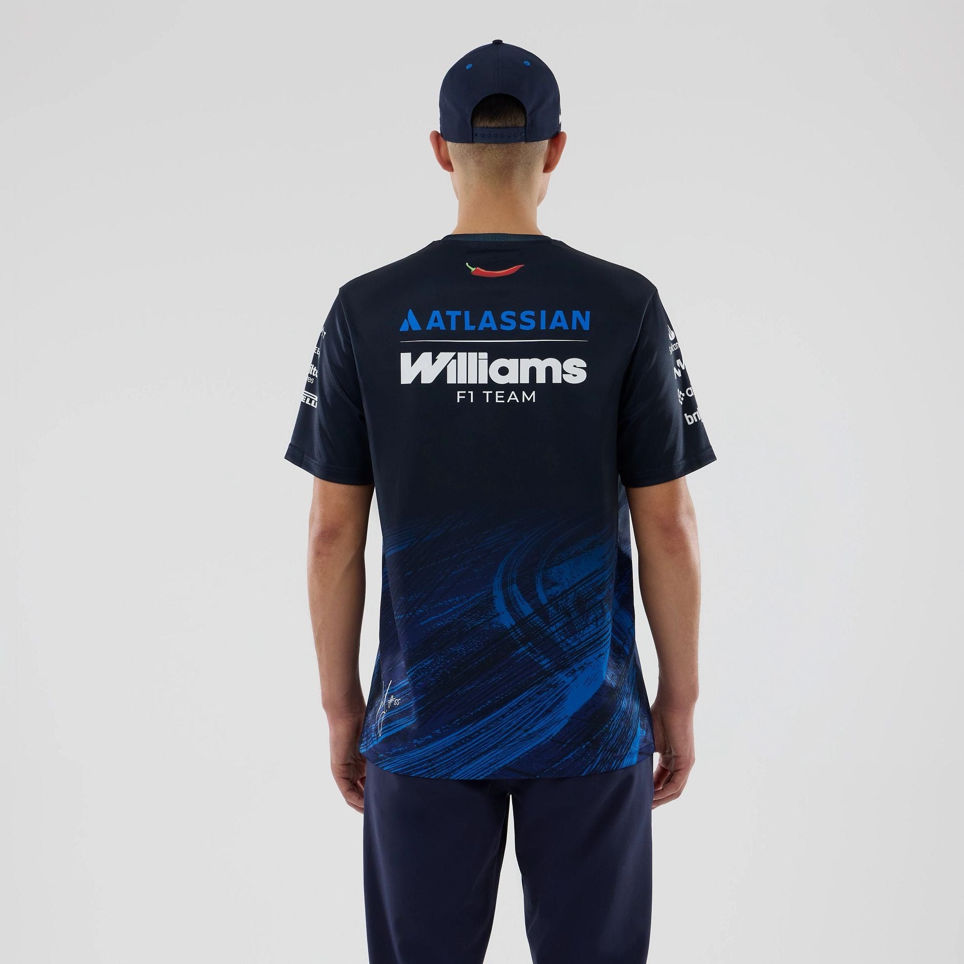 Williams Carlos Sainz Navy Tech T-shirt