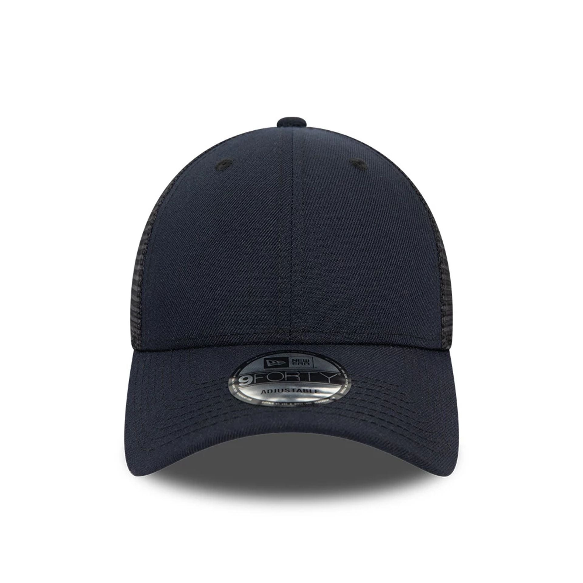 New Era Blank Navy 9FORTY Trucker Cap