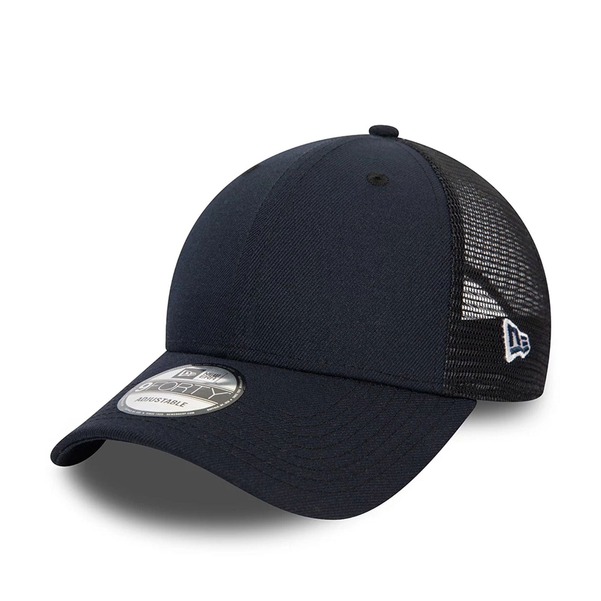 New Era Blank Navy 9FORTY Trucker Cap