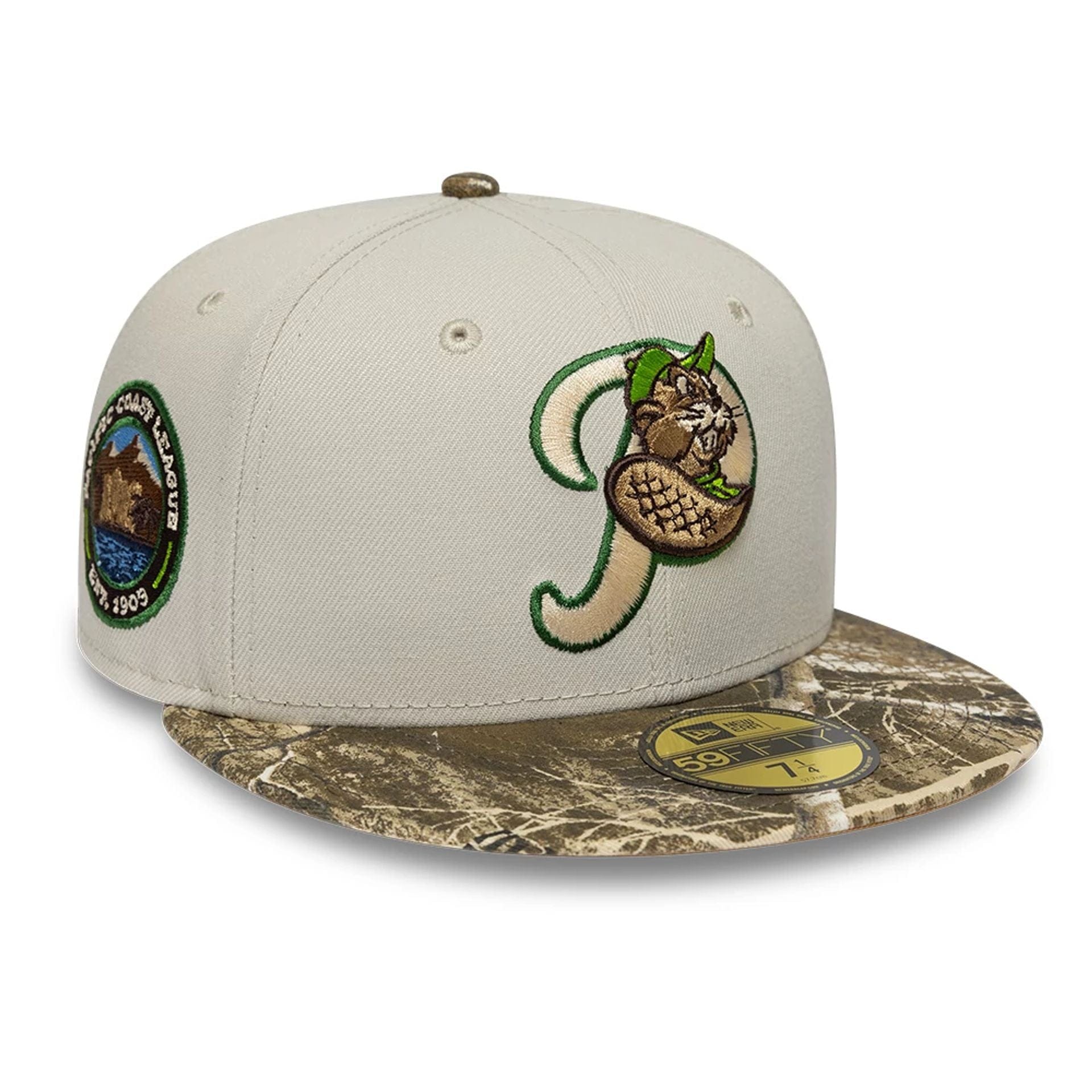 Portland Beavers MiLB Hometown Beige 59FIFTY Fitted Cap