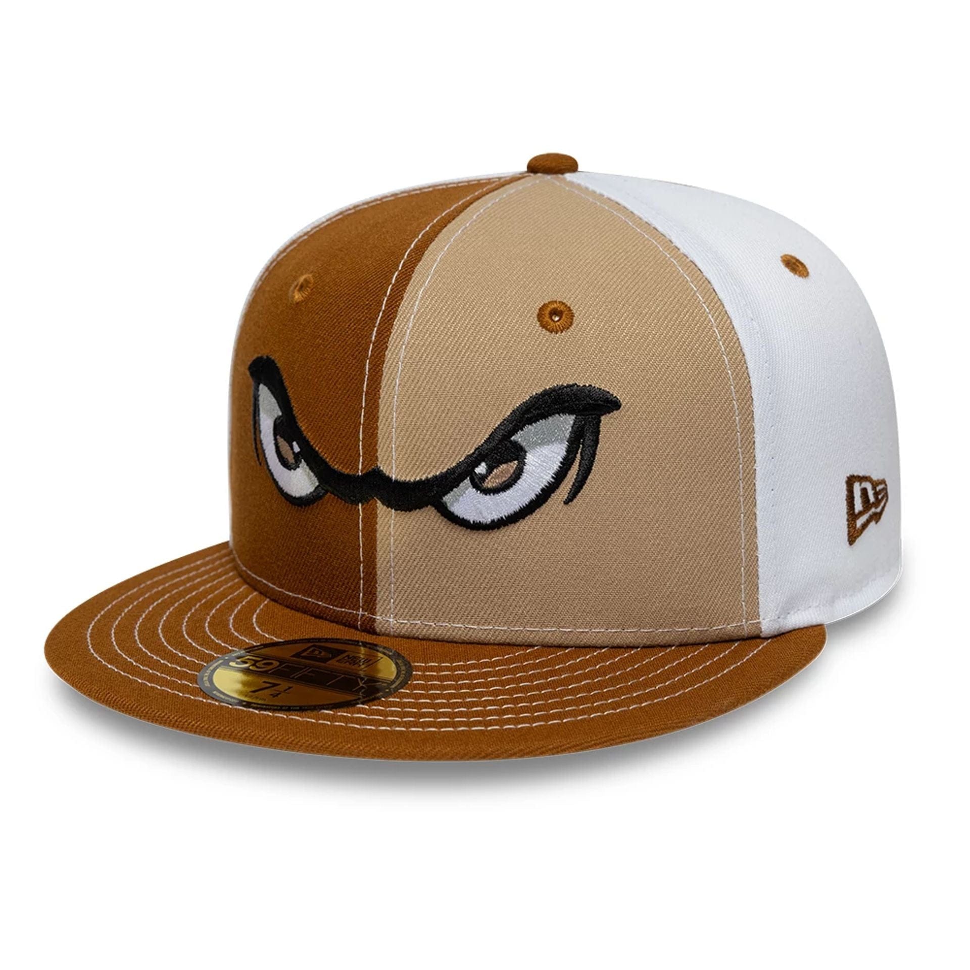 Lake Elsinore Storm MiLB Pinwheel Cream 59FIFTY Fitted Cap