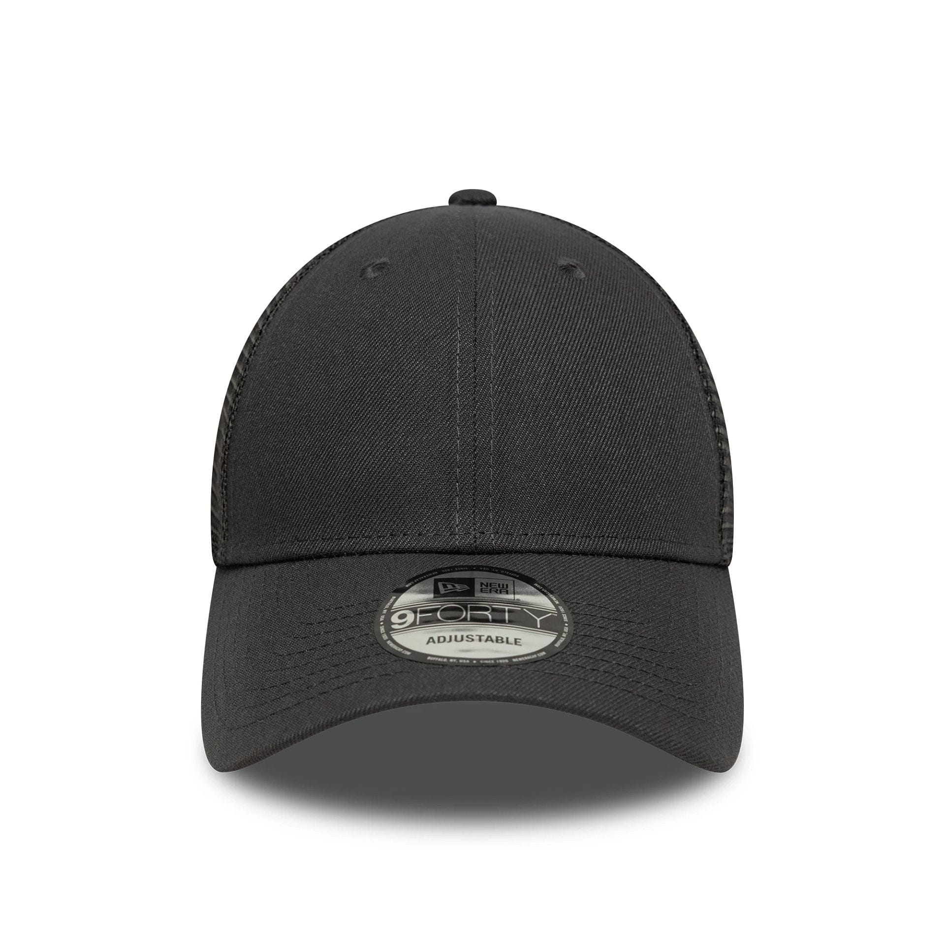 New Era Grey 9FORTY Trucker Adjustable Cap